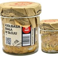 Mielczarek KIEŁBASA BIAŁA W SŁOJU słoiku 96% MIĘSO WIEPRZOWE !! 300G 0,3KG