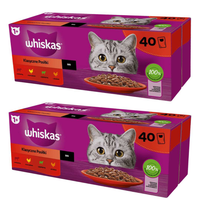 WHISKAS MOKRA KARMA DLA KOTA MIX SMAKÓW W SOSIE 80X85G
