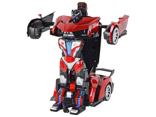Samochód- Robot Transformacja R/C 1:10 Czerwony Sterowanie Gestami na Arena.pl