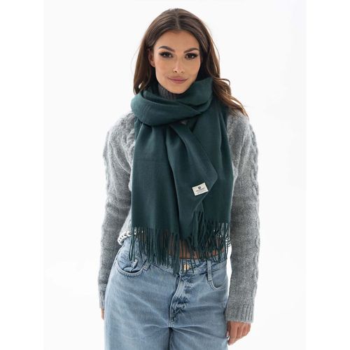 PETERSON szalik duży ciepły elegancki miły w dotyku 180x65 S001 c.zielony na Arena.pl