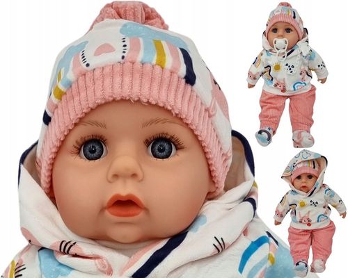 LALKA BOBAS MÓWI I ŚPIEWA POLSKI 45CM+SMOCZEK_38 na Arena.pl