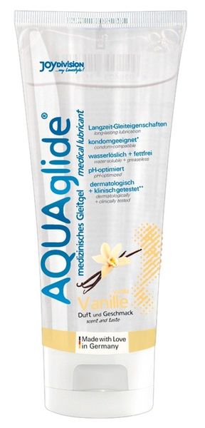 Żel Intymny Aqua Glide Vanille 100 Ml - Waniliowy zdjęcie 1