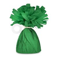 Ciężarek do balonów papierowy zielony ciemny