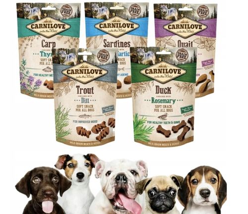 CARNILOVE delikatne przysmaki dla psa mix smaków 5x 200 g na Arena.pl