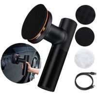 Bezprzewodowa elektryczna maszyna polerska polerka do wosku 30W czarna