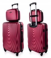 ZESTAW 2w1 DUŻA WALIZKA XXL PODRÓŻNA + KUFEREK