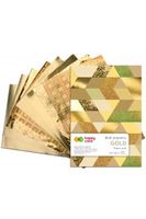 Artystyczny Złoty Blok A4 - Kreacje pełne blasku na 10 kartkach 150-230G