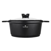 Garnek tradycyjny Valdinox Expert 4,5L 24cm Indukcja Pokrywka szklana
