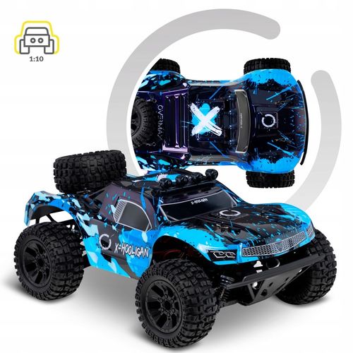 Auto Zdalnie Sterowane Samochód X-Hooligan 4x4 35km/h 1:10 DUŻE I SZYBKIE na Arena.pl