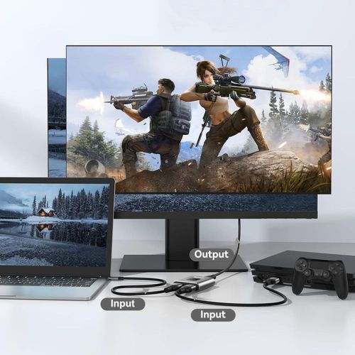 tech-protect hb07 hub adapter 2in1 hdmi 4k 60hz space grey na Arena.pl