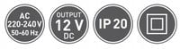 GTV TRANSFORMATOR LED 12V IP20 75W, LD-ZAS75W-30