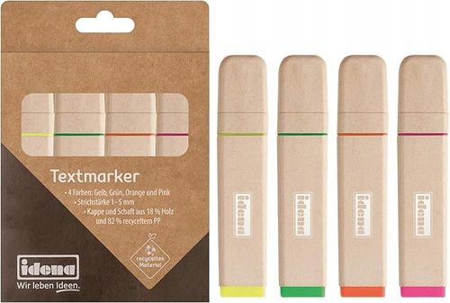 Idena 10539 Highlighter recyklingowany 1-5 mm na Arena.pl