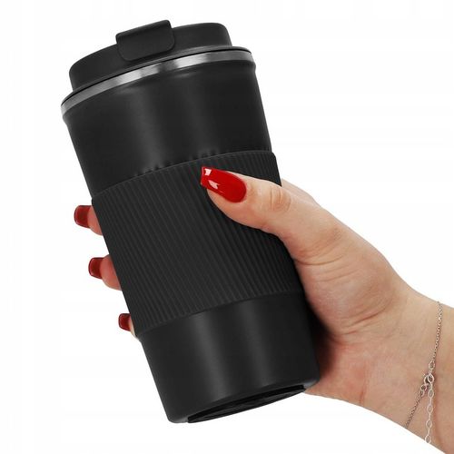 TERMOS KUBEK PRÓŻNIOWY TURYSTYCZNY termiczny stalowy NA HERBATĘ KAWĘ 0,5L na Arena.pl