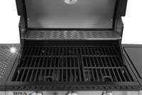 YATO GRILL GAZOWY 3+1 STAL NIERDZEWNA 4 PALNIKI 11,2KW + SZAFKA MODUŁOWA