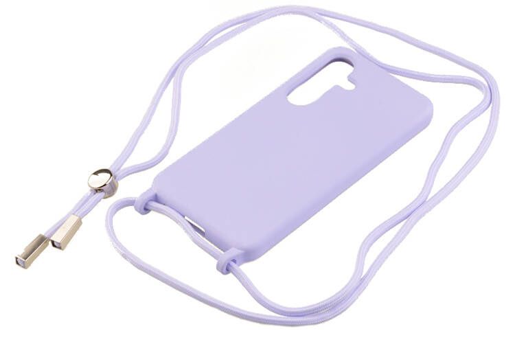 Etui ze sznurkiem RCK do Samsung Galaxy S24 fioletowy zdjęcie 1