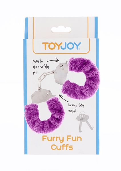 Furry Fun Cuffs Purple zdjęcie 2