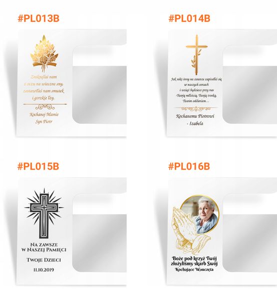 PODSTAWKA POD ZNICZ Z DEDYKACJĄ I LAMPIONEM XXL zdjęcie 6