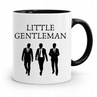 Kubek Czarny Prezent Dla Syna Little Gentleman Z Nadrukiem Ze Zdjęciem