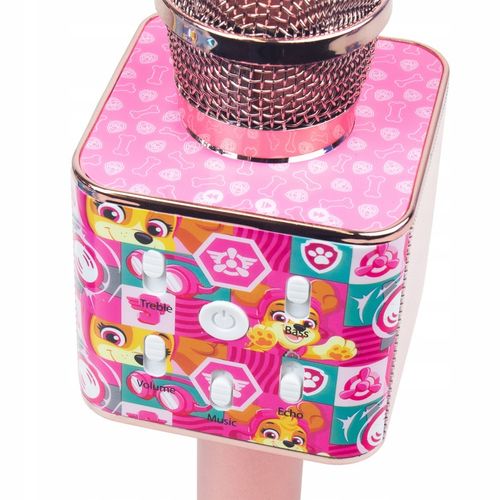 MIKROFON BEZPRZEWODOWY DLA DZIECI KARAOKE GŁOŚNIK BLUETOOTH Psi Patrol na Arena.pl