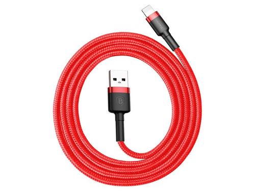 Baseus Kabel USB Lightning iPhone 1.5A 2m Czarno-czerwony na Arena.pl