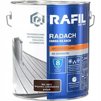 RAFIL RADACH FARBA NA DACH BRĄZ CZ.POŁYSK 8017 10L