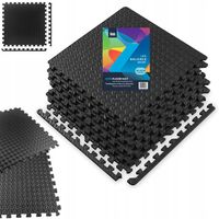 MATA PIANKOWA DO ĆWICZEŃ pod sprzęt PUZZLE PIANKOWE do siłowni 6szt