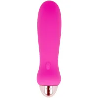 dolce vita model pink five - kompaktowy wibrator silikonowy, 7 trybow, usb