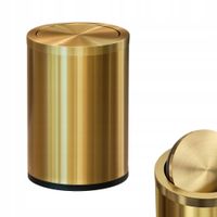 Kosz na Śmieci ViO 9В01-RO Gold do Domu Kuchni łazienkowy obrotowy 9L