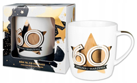KUBEK STAR 60LAT NA URODZINY PREZENT