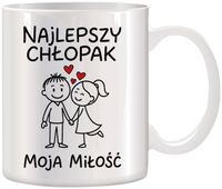 Kubek z nadrukiem prezent Dzień CHŁOPAKA dla kolegi urodziny różne wzory