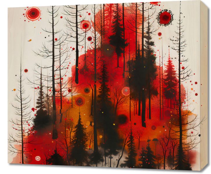 Obraz 70x60cm Światło w Mroku zdjęcie 1