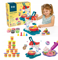 Zestaw do robienia deserów lodowych lodziarna ciastolina zestaw XL