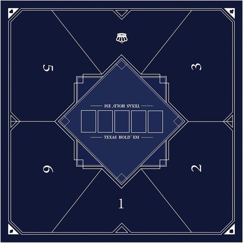 Mata pokerowa LaiEr 120×120 cm Texas Hold'em gumowa do stołów na Arena.pl