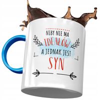 Kubek Błękitny Dla Syna Na Dzień Dziecka Prezent Z Nadrukiem Ze Zdjęciem
