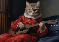 Plakat 84x59,5cm Melodia Kociej Łapy