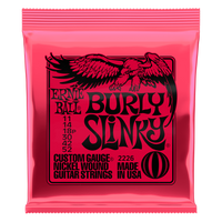 Struny do gitary elektrycznej Ernie Ball 2226 Burly Slinky Nickel 11-52
