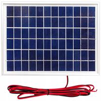 PANEL SOLARNY BATERIA SŁONECZNA 5W 12V REGULATOR