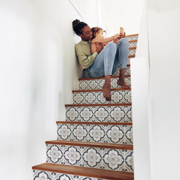 Naklejki Na Płytki Kafelki Pastelowe ORNAMENTY Mozaika Zestaw 24 szt. 20x20 zdjęcie 6