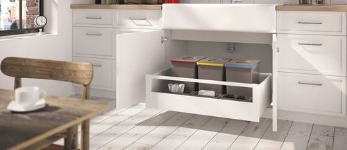 Kosz do segregacji MULTINO do szafki 60cm, 3 pojemniki na Arena.pl