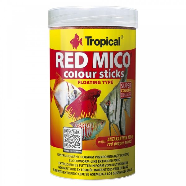 TROPICAL RED MICO COLOUR STICKS 100ML/32G zdjęcie 1