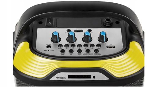 Przenośny Zestaw Głośnikowy, Mp3, Bt, Fm, Karaoke na Arena.pl