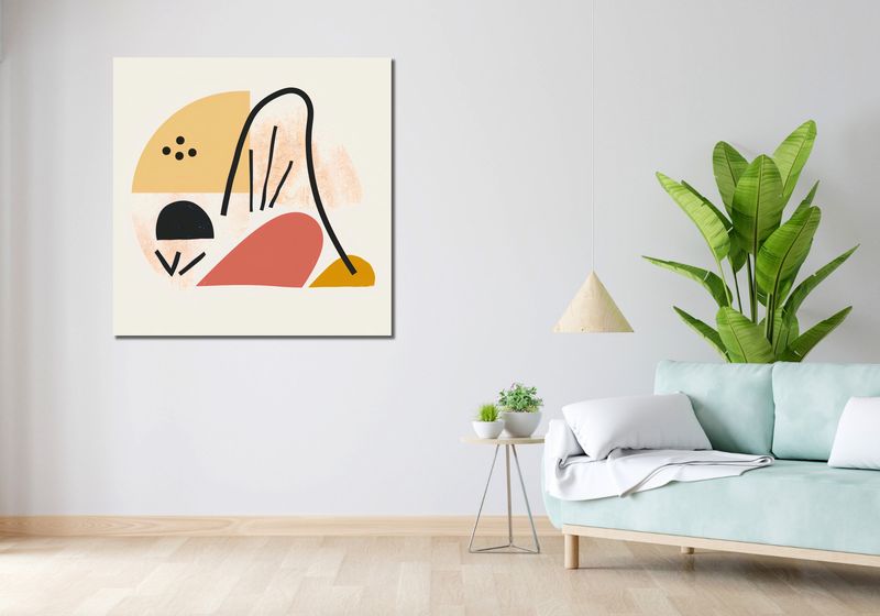 Obraz 100x100cm Uformowana Symfonia zdjęcie 2