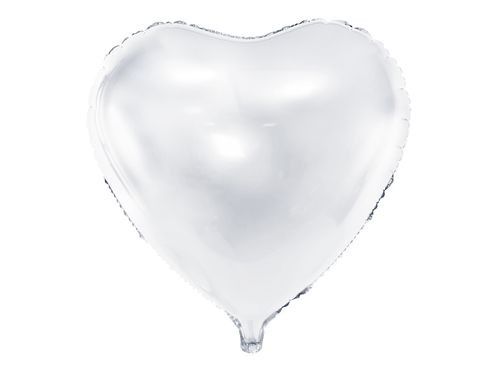 Balon foliowy Serce, 45cm, biały na Arena.pl