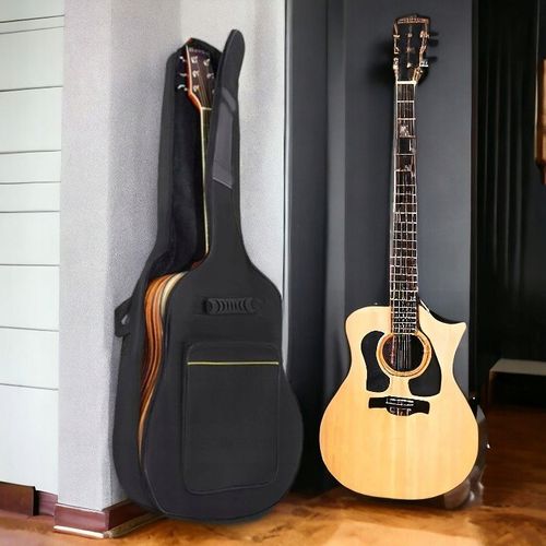 POKROWIEC NA GITARĘ KLASYCZNĄ AKUSTYCZNĄ Z KIESZENIAMI SZELKI UCHWYT GITARA na Arena.pl
