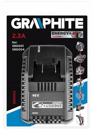 Ładowarka do akumulatorów Energy+ 58G002 GRAPHITE na Arena.pl