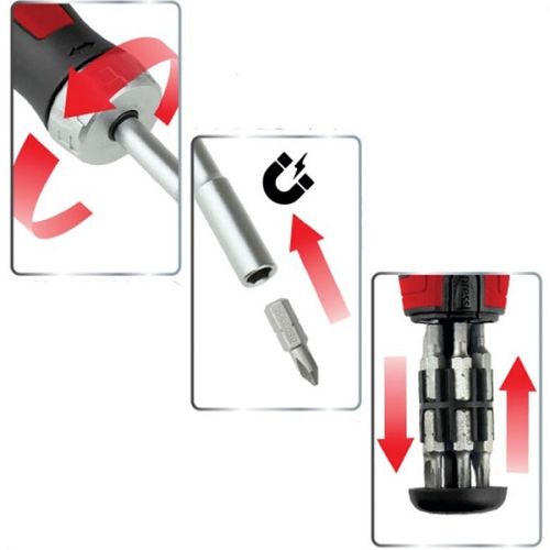 multi-wkrętak z grzechotką + bity - ded06a050 na Arena.pl