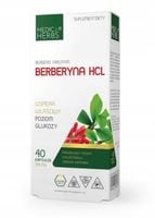 Medica Herbs BERBERYNA HCL Cukrzyca Odchudzanie