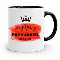 Kubek Czarny Dla Przyjaciela Najlepszy Na Świecie
