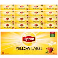 Lipton Yellow Label Herbata 25 torebek x 16 sztuk
