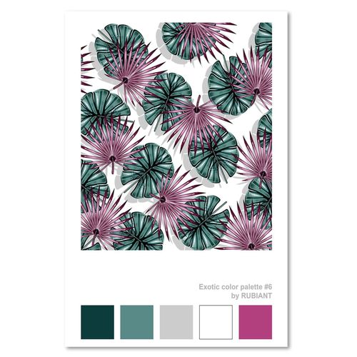 Obraz na płótnie - Canvas, Monstera grafika 70x100 na Arena.pl